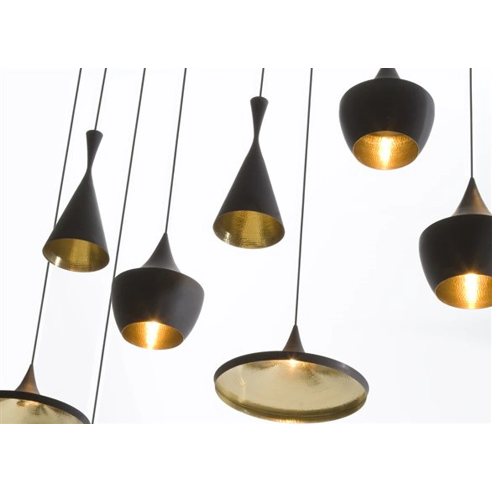 Beat Light Tall LED Pendelleuchte Schwarz - Tom Dixon